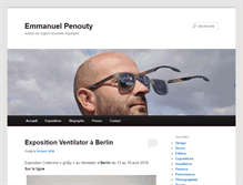 Tablet Screenshot of emmanuelpenouty.com